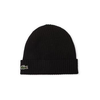 Lacoste  Beanie RB0001 - Black  Šiltovky Čierna