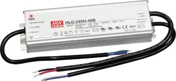 Mean Well HLG-240H-48B LED driver, napájací zdroj pre LED  konštantné napätie, konštantný prúd 240 W 5 A 24 - 48 V/DC st