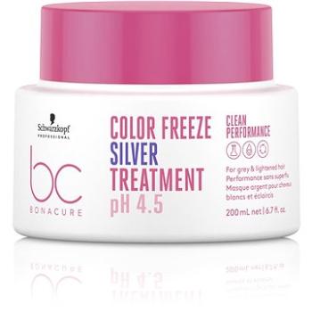 SCHWARZKOPF Professional BC Bonacure Clean Balance Color Freeze Kúra so striebornými reflexmi 200 ml (4045787725636)