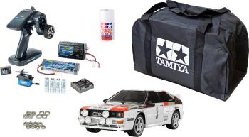 Tamiya TT-02 Audi Quattro Rally  komutátorový 1:10 RC model auta elektrický cestný model 4WD (4x4) Kompletná ekonomická