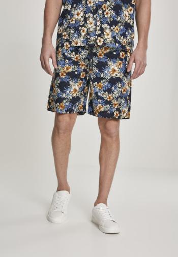 Urban Classics Pattern Resort Shorts hibiscus - L