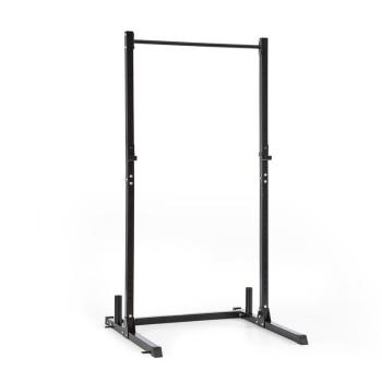 KLARFIT HR 1100 posilňovacia stanica, Half Rack 2 J-háky, tyč na zhyby, čierna farba