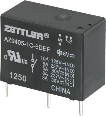Zettler Electronics AZ9405-1C-24DEF relé do DPS 24 V/DC 10 A 1 prepínací 1 ks
