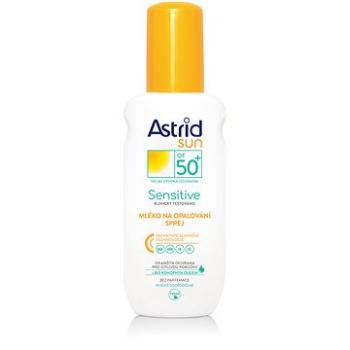 ASTRID SUN SENSITIVE Mlieko na opaľovanie sprej OF 50+ 150 ml (8592297006916)