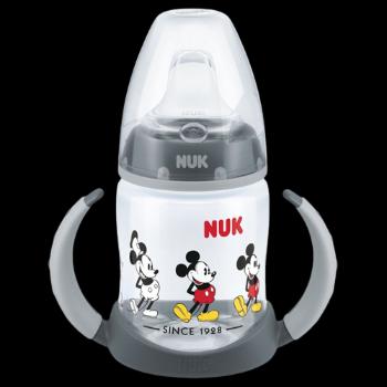 NUK Fľaša na učenie Mickey s kontrolou teploty 150 ml