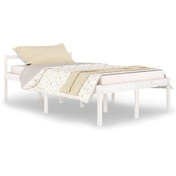 Rám postele biely masívna borovica 120 × 200 cm, 810610