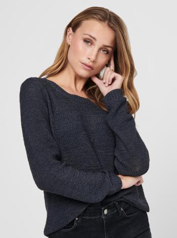 Tmavomodrý pletený sveter ONLY Geena