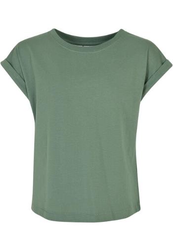 Urban Classics Girls Organic Extended Shoulder Tee salvia - 122/128