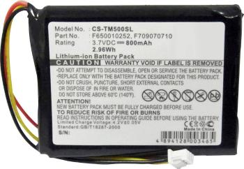 Beltrona akumulátor do navigačného zariadenia Náhrada za originálny akumulátor F650010252, F709070710 3.7 V 800 mAh