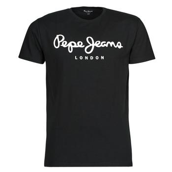 Pepe jeans  Tričká s krátkym rukávom ORIGINAL STRETCH  Čierna