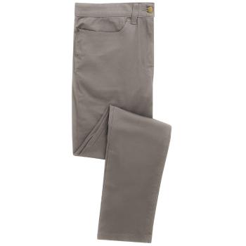 Premier Workwear Pánske nohavice Chino Performance - Oceľová | 42/34