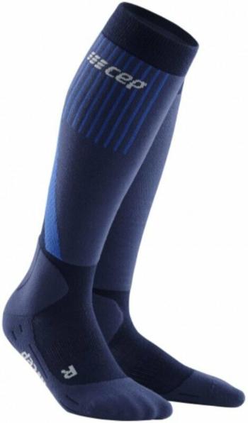 CEP Winter Compression Tall Navy II Bežecké ponožky