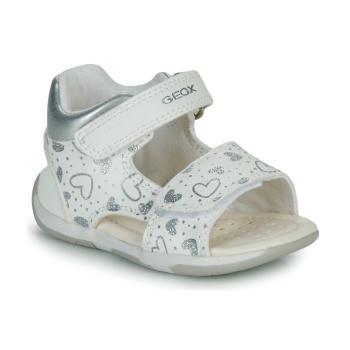 Geox  B SANDAL TAPUZ GIRL  Sandále Biela