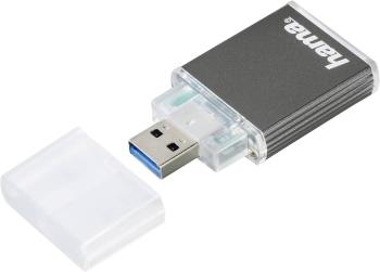 Hama 124024 externá čítačka pamäťových kariet USB 3.2 Gen 1 (USB 3.0) antracitová