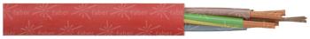 Faber Kabel 031180 opletenie / lanko SiHF-O 2 x 1 mm² červená metrový tovar
