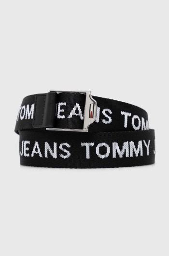 Opasok Tommy Jeans dámsky, čierna farba