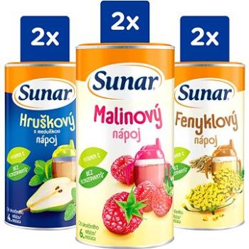 Sunar rozpustný nápoj mix karton I. 6× 200 g (8592084419561)