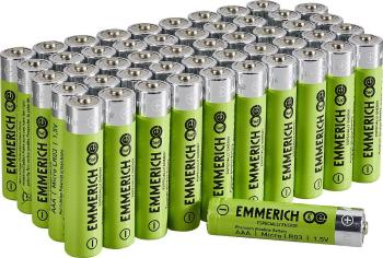 Emmerich Industrial LR03 mikrotužková batérie typu AAA  alkalicko-mangánová 1300 mAh  50 ks