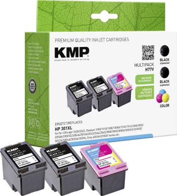 KMP Ink náhradný HP 301XL kompatibilná  čierna, zelenomodrá, purpurová, žltá H77V 1719,4055