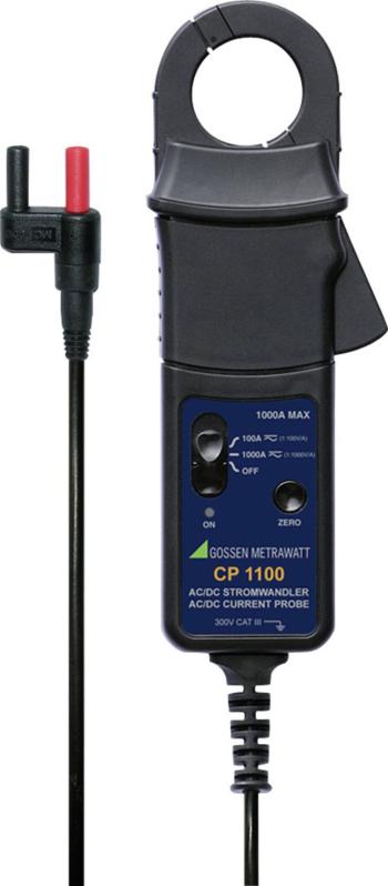 Gossen Metrawatt CP1100 adaptér prúdových klieští  Rozsah merania A / AC (rozsah): 100 mA - 1000 A Rozsah merania A / DC