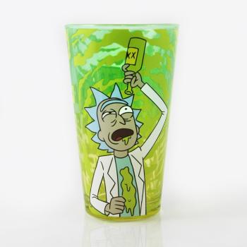 Zelený pohár Big Mouth Inc. Rick & Morty Wrecked, 470 ml