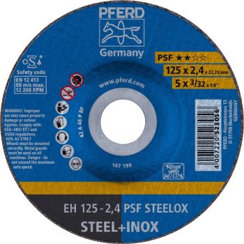 PFERD PSF STEELOX 69198292 rezný kotúč lomený  125 mm 22.23 mm 10 ks