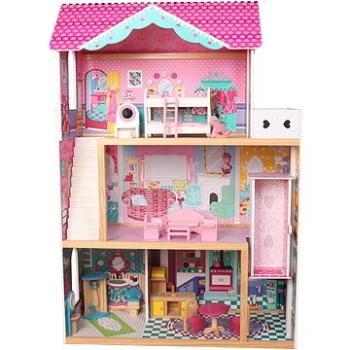 Drevený domček pre bábiky 82 × 33 × 118 cm (8590331935321)