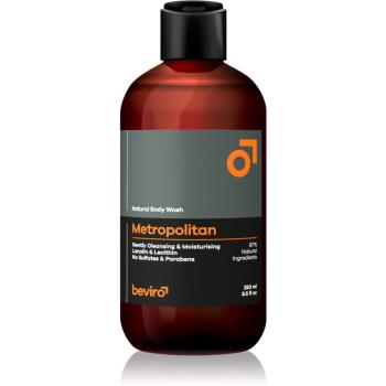 Beviro Natural Body Wash Metropolitan sprchový gél pre mužov 250 ml