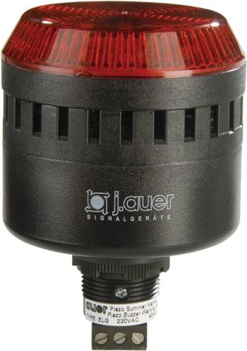 Auer Signalgeräte kombinované signalizačné zariadenie LED ELG červená trvalé svetlo, blikajúce 230 V/AC