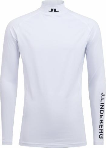 J.Lindeberg Aello Soft Compression Top White/Black 2XL Termo Oblečenie