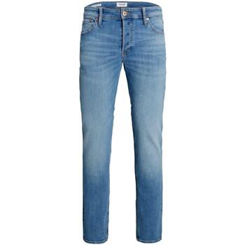 Jack & Jones  Nohavice PANTALON VAQUERO HOMBRE JACK JONES 12223505  Modrá