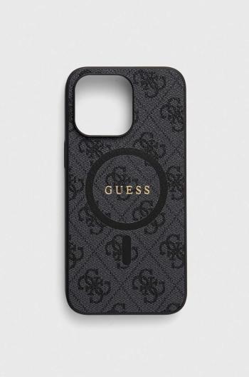 Puzdro na mobil Guess iPhone 15 Pro Max 6,7" čierna farba