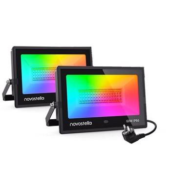NOVOSTELLA 60 W RGB W WiFi Smart Flood Light 2 Pack (NTF68-RGBW-EU-2)