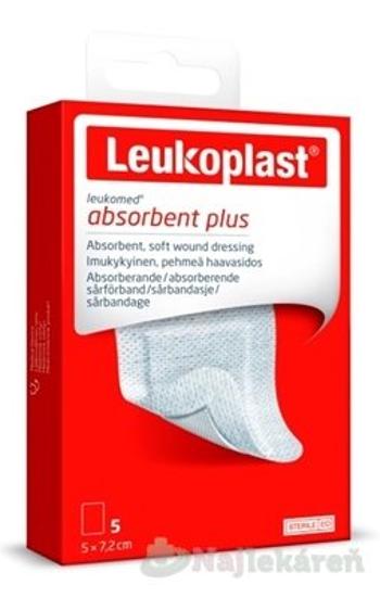 LEUKOPLAST LEUKOMED absorbčná náplasť na rany, 5x7,2cm 5ks