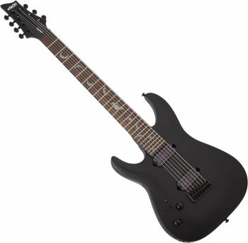 Schecter Damien-7 Left Handed Satin Black