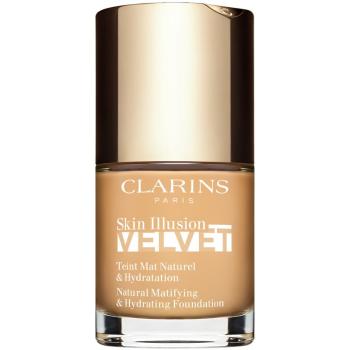 Clarins Skin Illusion Velvet tekutý mejkap s matným finišom s vyživujúcim účinkom odtieň 105.5W 30 ml