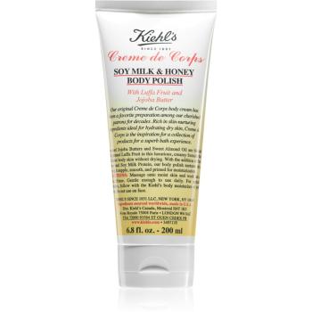 Kiehl's Creme de Corps Soy Milk and Honey Body Polish telový peeling 200 ml