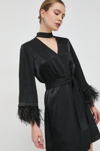 Šaty Marella čierna farba, mini, rovný strih
