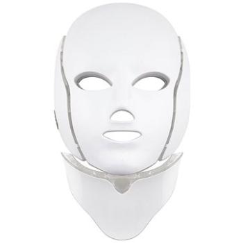 PALSAR7 Ošetrujúca LED maska na tvár a krk (biela) (8594209100026)