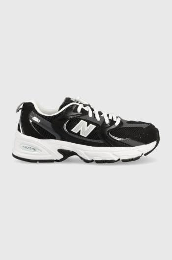 Detské tenisky New Balance NBGR530 čierna farba