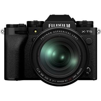 Fujifilm X-T5 telo čierne + XF 16 – 80 mm f/4.0 R OIS WR (16782571)