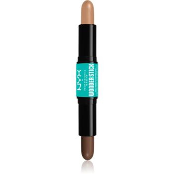 NYX Professional Makeup Wonder Stick Dual Face Lift obojstranná kontúrovacia tyčinka odtieň 05 Medium Tan 2x4 g