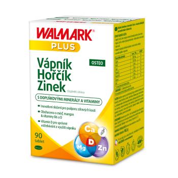 WALMARK Vápnik Horčík Zinok Osteo 90 tabliet