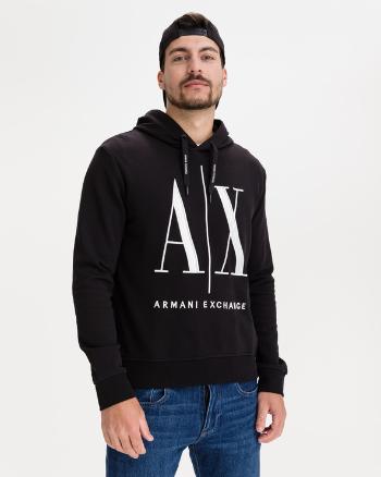 Armani Exchange Mikina Čierna