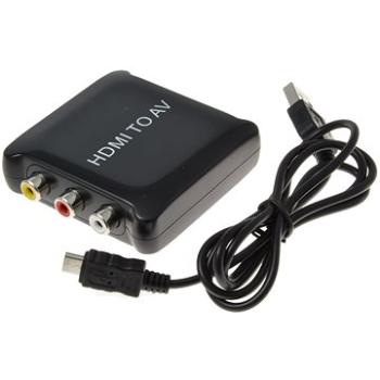 PremiumCord prevodník HDMI na kompozitný signál a stereo zvuk (khcon-16)