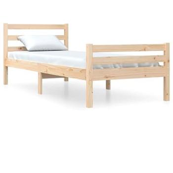 Rám postele masívne drevo 100 × 200 cm, 814809