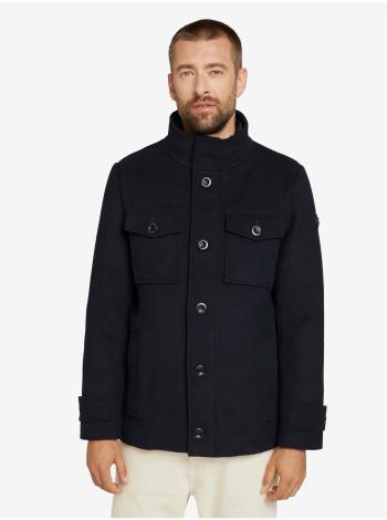 Čierna pánska bunda Tom Tailor Wool Jacket