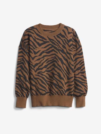 GAP Novelty Slouchy Sveter detský Hnedá