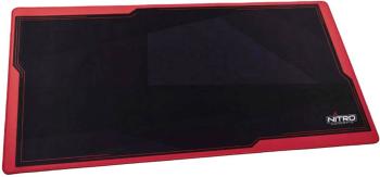 Nitro Concepts DM12 herná podložka pod myš  čierna, červená (š x v x h) 1200 x 3 x 600 mm