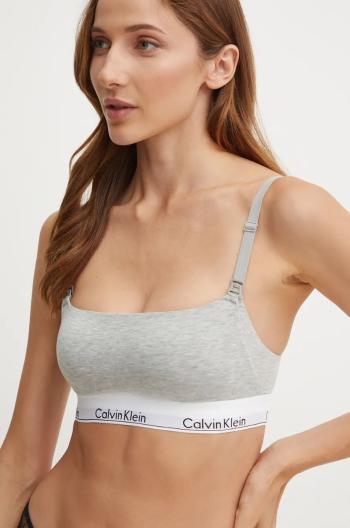 Kojenecká podprsenka Calvin Klein Underwear šedá farba, jednofarebná, 000QF7905E